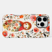 マトリョーシカ, ロシア人形 iPhoneケース (裏面横)