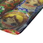 マトリヨシュカ人形お土産キオスク旅行写真 カッティングボード (角)