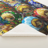 マトリヨシュカ人形お土産キオスク旅行写真 シェルパブランケット (3/4)