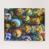 マトリヨシュカ人形お土産キオスク旅行写真 ジグソーパズル (横)