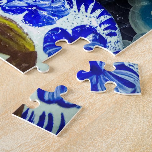 マトリヨシュカ人形お土産キオスク旅行写真 ジグソーパズル (側面)