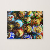 マトリヨシュカ人形お土産キオスク旅行写真 ジグソーパズル (横)