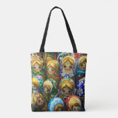 マトリヨシュカ人形お土産キオスク旅行写真 トートバッグ (裏面)