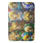 マトリヨシュカ人形お土産キオスク旅行写真 バスマット (正面縦)