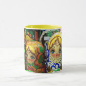 マトリヨシュカ人形お土産キオスク旅行写真 マグカップ (中央)