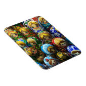 マトリヨシュカ人形お土産キオスク旅行写真 マグネット (右側)