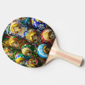 マトリヨシュカ人形お土産キオスク旅行写真 卓球ラケット (横)