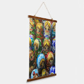 マトリヨシュカ人形お土産キオスク旅行写真 吊り下げ型タペストリー (傾斜あり)