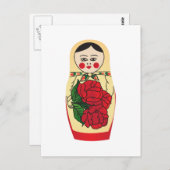 マトルシカ人形 ポストカード (正面/裏面)