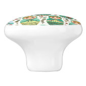 マトレシュカ模様セラミックノブ セラミックノブ (側面)