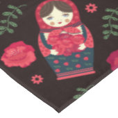 マトレシュカ模様 テーブルクロス (アングル)