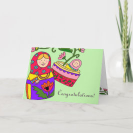 マトロシュカとベビー カード