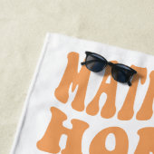 マトロンオブオナーレトロパステルグラディエント ビーチタオル (インサイチュ)