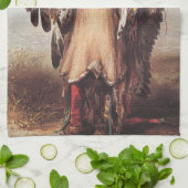 マト・トープ氏はカール・ボドマー氏のマンポートレート キッチンタオル (折り畳み)