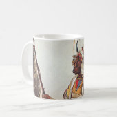 マト・トープ氏はカール・ボドマー氏のマンポートレート コーヒーマグカップ (正面左)