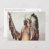 マト・トープ氏はカール・ボドマー氏のマンポートレート ポストカード (正面/裏面)