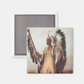 マト・トープ氏はカール・ボドマー氏のマンポートレート マグネット (正面/裏面)