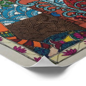 マドゥバニスタイルの駕籠で選ばれた花嫁 ポスター (角)