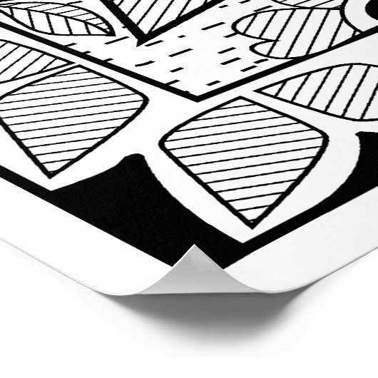 マドゥバニ4魚 ポスター (角)