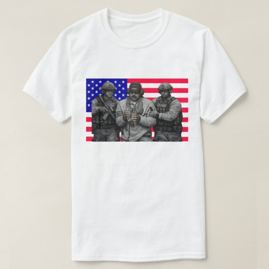 マドゥロ逮捕生中継: ベネズエラの新時代 Tシャツ (デザイン正面)