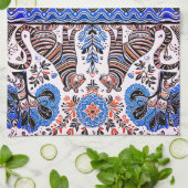 マドシンプルバ絵を描ニ キッチンタオル (折り畳み)