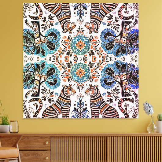 マドシンプルバ絵を描ニ キャンバスプリント (インサイチュ (リビング))