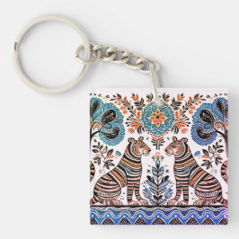 マドシンプルバ絵を描ニ キーホルダー