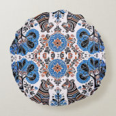 マドシンプルバ絵を描ニ ラウンドクッション (裏面)