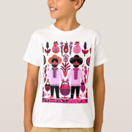 マドシンプルバ絵を描ニ Tシャツ