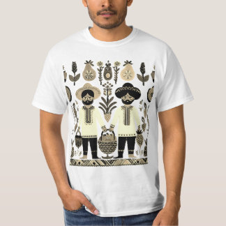 マドシンプルバ絵を描ニ Tシャツ