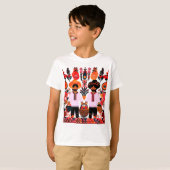 マドシンプルバ絵を描ニ Tシャツ (正面フル)