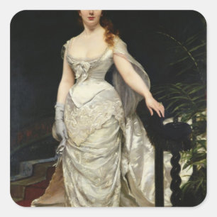 マドモアゼルのポートレートX 1873年 スクエアシール