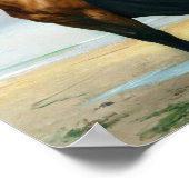 マドモワゼルクロイゼットの馬術ポートレート ポスター (角)