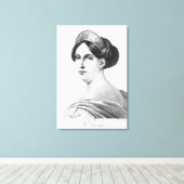 マドモワゼルジョージ1825年 キャンバスプリント (インサイチュ (ウッドフロア))