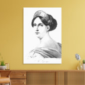 マドモワゼルジョージ1825年 キャンバスプリント (インサイチュ (リビング))