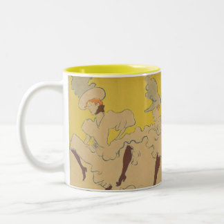 マドモワゼル・エグランティン一座 – トゥールーズ・ロートレック ツートーンマグカップ