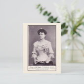 マドモワゼル・ガブリエル半女がトランプで ポストカード (スタンド正面)