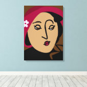 マドモワゼル キャンバスプリント (インサイチュ (ウッドフロア))