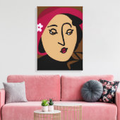 マドモワゼル キャンバスプリント (インサイチュ (リビング))