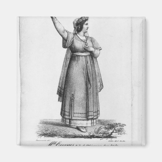 マドモワゼル・ジョージ マグネット (正面)