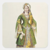 マドモワゼル・レイチェルがロクサネとしてバイジャストに登場 スクエアシール (正面)