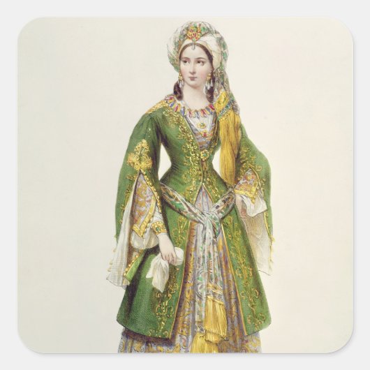 マドモワゼル・レイチェルがロクサネとしてバイジャストに登場 スクエアシール (正面)