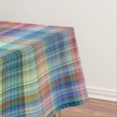 マドラスプカラフルレイドストライプパターン テーブルクロス (インサイチュ)