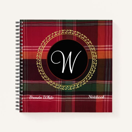 マドラスプライドUSVIモノグラカリブのムカスタム ノートブック (正面)