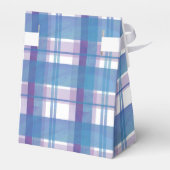 マドラスプレイドブルーとパープル フェイバーボックス (裏面サイド)