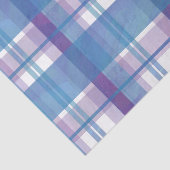 マドラスプレイドブルーとパープル 薄葉紙 (詳細)