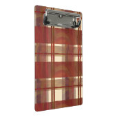 マドラスプレイド秋レッド ミニクリップボード (アングル)