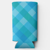 マドラスモーメント – ブルーグリーンプレイドソフトクール スリム缶クーラー (裏面)