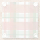 マドラス・プレイド・クリスマス ガラスコースター (裏面)