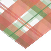 マドラス・プレイド・クリスマス ショートテーブルランナー (コーナー)